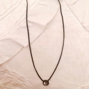 Gunmetal Kendra Scott necklace
